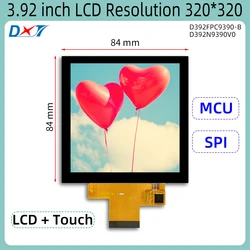 Módulo de exposição do toque do LCD com toque capacitivo, TP, MCU, SPI, ST7796, FT5316, D392FPC9390-B, 3,92