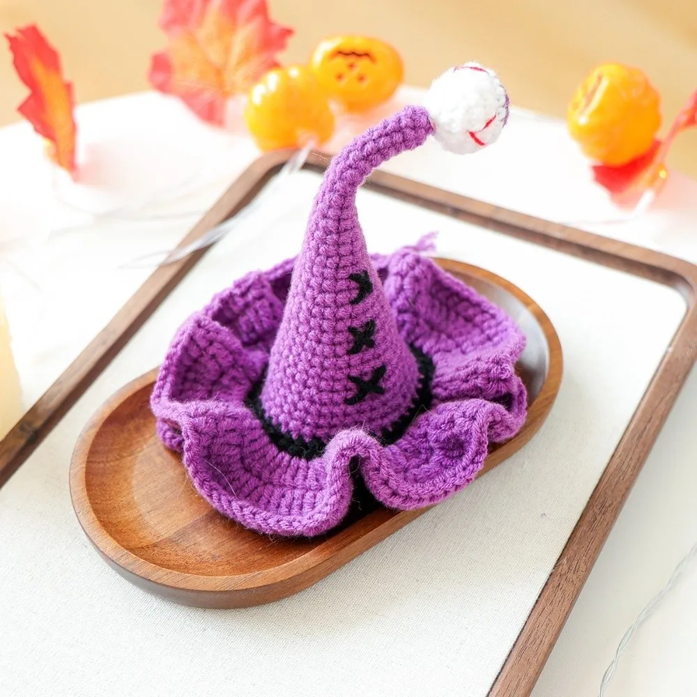 Durável respirável halloween cão chapéu mini fantasma tecido animais de estimação assistente chapéu elegante oco halloween gato chapelaria cabeça decoração