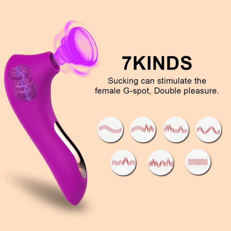 G-Spot Sucking Vibrator for Women Powerful Clitoris Stimulator Female Vacuum Suction Nipple Massager Masturbator Sex Toys Adult view 2