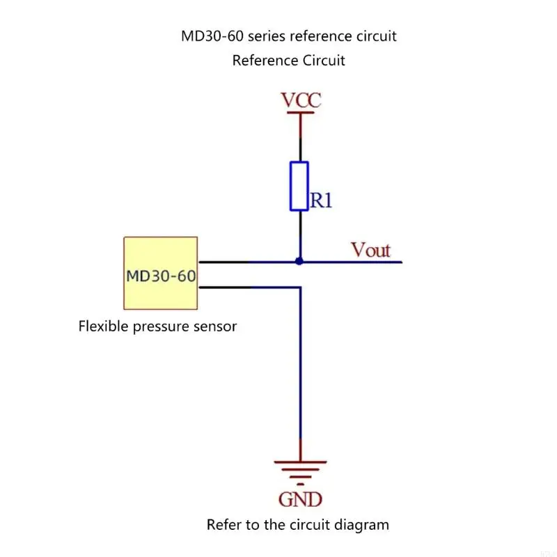 57QF Flexible Piezoelectric Film Sensor 30KG Fast Response Micro Force Sensing Resistor Polymer Piezoelectric PVDF Transducer