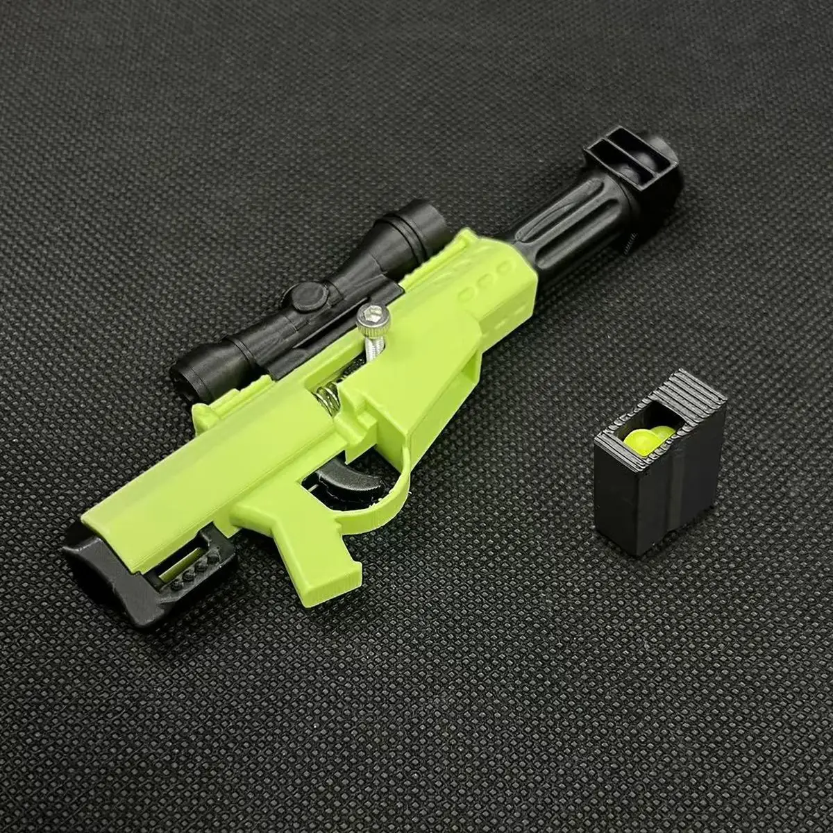 

Hot Selling 3D Printed M82 Barrett Mini Finger Gun Launchable Balls With Magazine, Fidget Bag Pendant Stress Relief Gift for Men