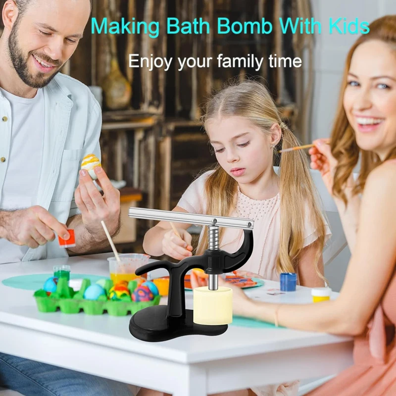 Bath Bomb Mold Kit With A Set Of Molds Shower Steamers Press,Shower Bomb Tools Mold & Bath Bombs Press For DIY Making