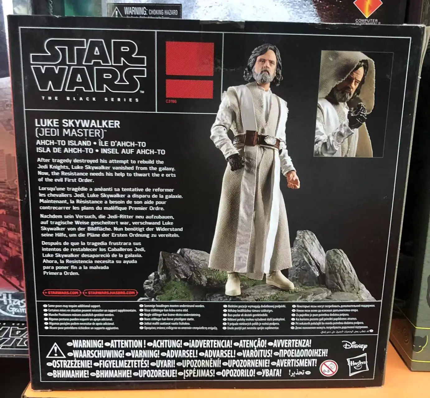 Star Wars Series Figuras de Ação, Luke Skywalker, Mestre Jedi, Modelo de 6 ", Brinquedos Coleção Presentes, Em Stock