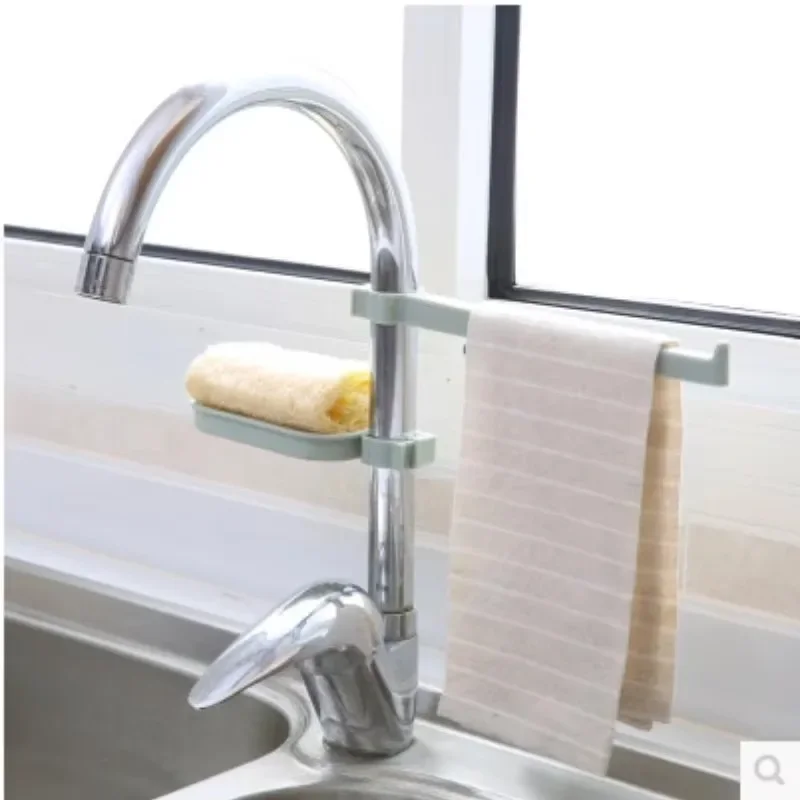 

Hanging Sink Storage Rack Draining Racks Dish Cloth Clip Kitchen Organizer Bathroom Tools Sponge Holder Faucet Clips