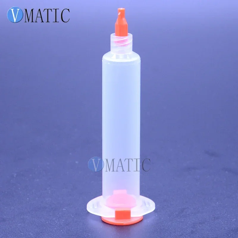 Free Shipping 500 Sets 30cc/ml Luer Lock Dispensing Pneumatic Syringe Transparent Barrel With Piston/ End Cover & Cap/ Stopper