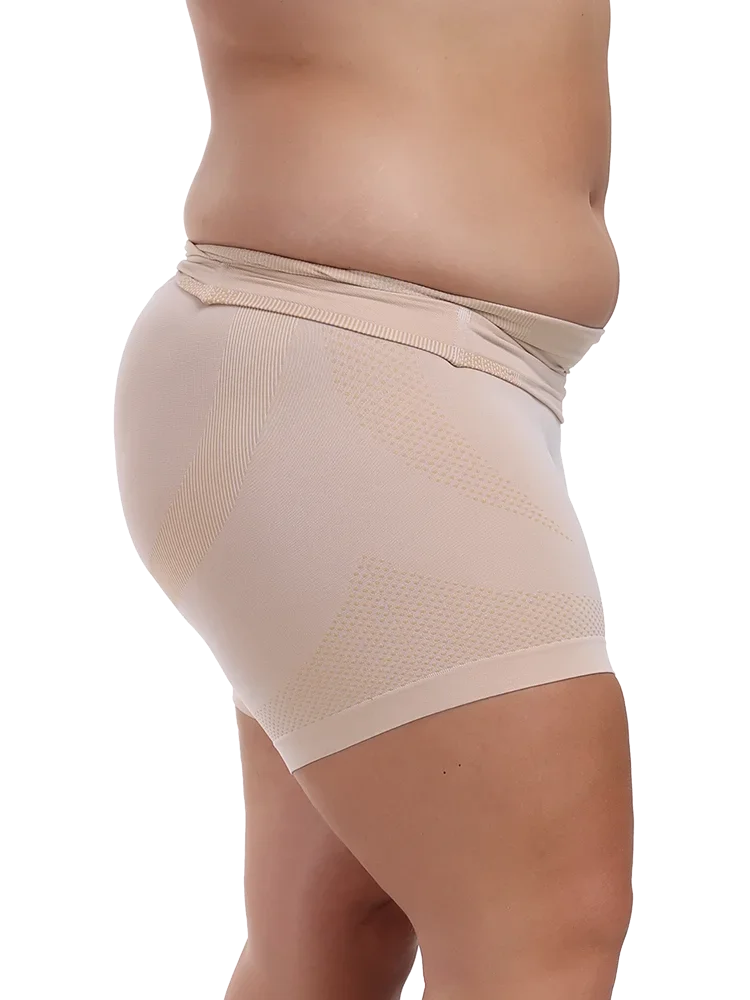 SLIMBELLE Plus Size Women Shapewear High Waist Body Shaper Tummy Control Panties Obesity Corset Slimming Butt Lifter Shorts