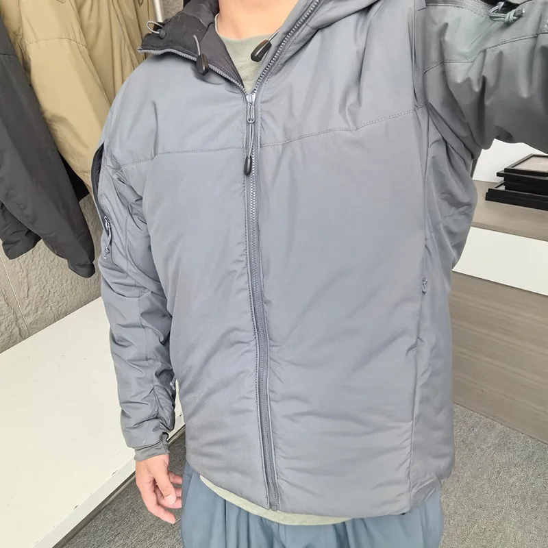 Outdoor Function, Lightweight, Heat Retention and Insulation, Windproof and Water-resistant, Breathable Men's Casual Cotton Coat