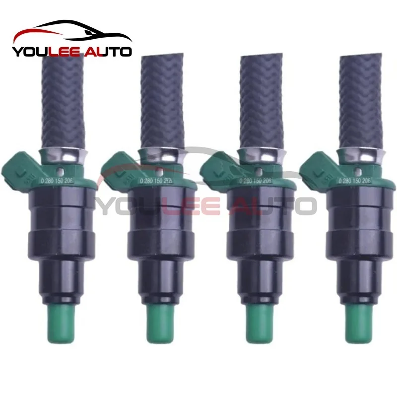 4 unidades 0280150206 025906031 bico injetores de combustível de alta qualidade para VOLKSWAGEN VW VANAGON 1983-1991 2.1L 1.9L peças automotivas