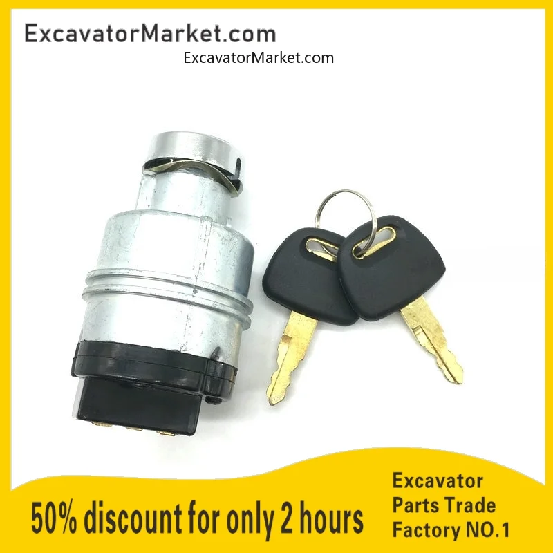 

For Hitachi Zx Zax240-3/250-3/330 Electricity Injection Ignition Switch Start Switch Excavator Accessories Excavator Accessories