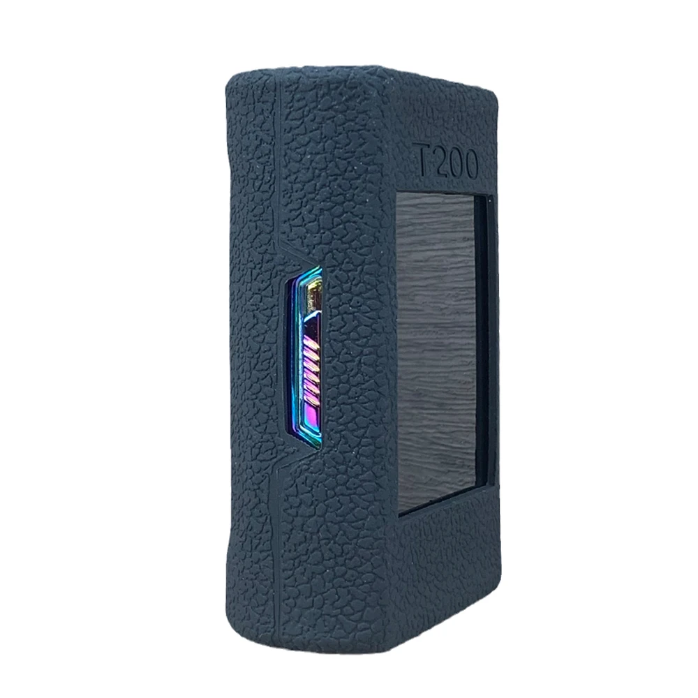 Étui de protection en silicone Bergamo pour Geekvape Aegis T200 Mod Pod Kit Skin Sleeve Cover Roundgel, étui uniquement