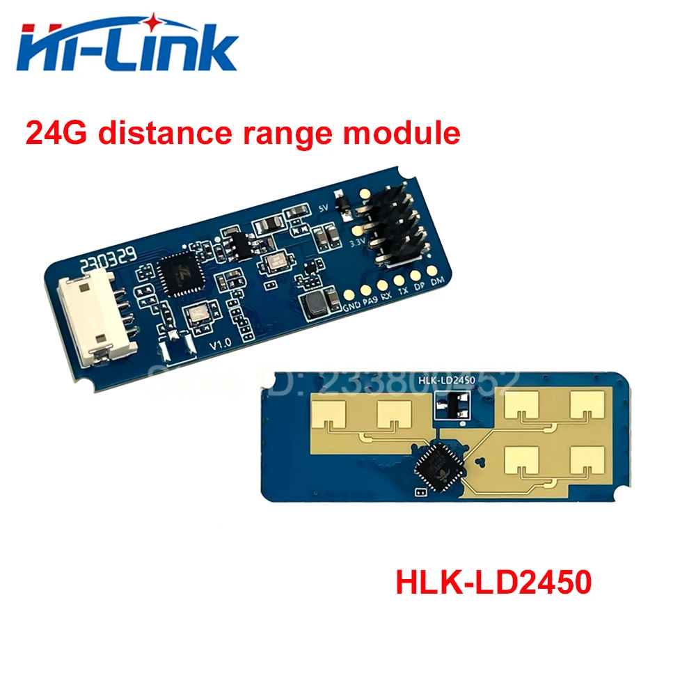 2 buah 24G HLK-LD2450 mmWave modul Sensor deteksi kecepatan pelacakan jarak manusia