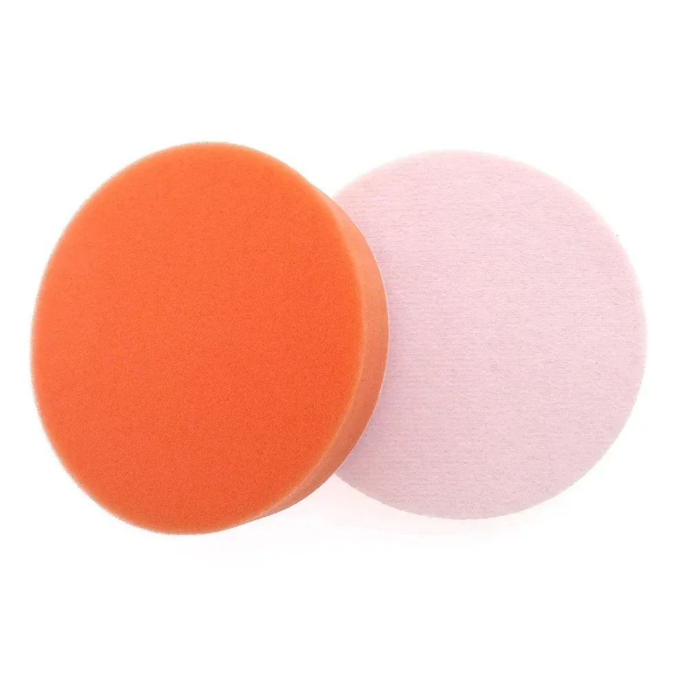 2pcs 125mm Polishing Buffing Pad Flat Sponge Waxing Pads Cleaning Tools For Electric Polishing Machine Polishing Metal Wood