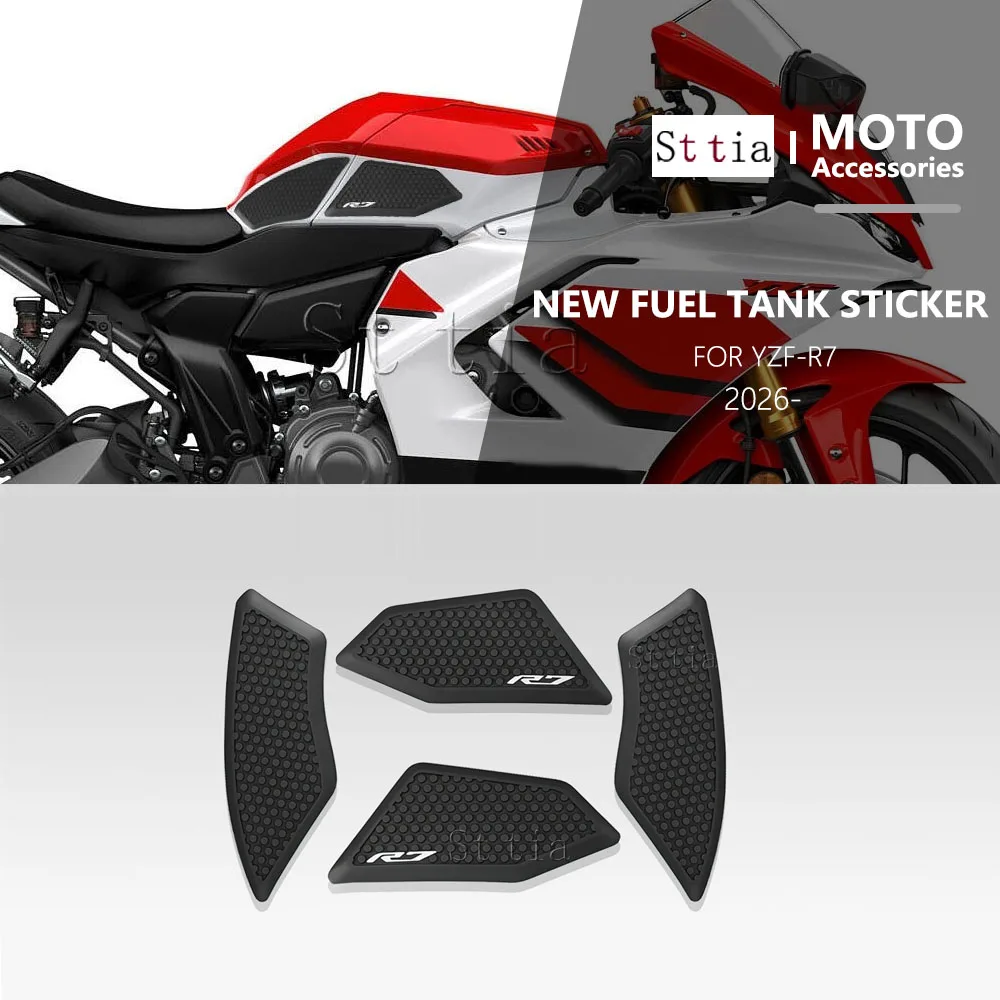 

For YAMAHA R7 YZF R7 Yzfr7 YZF-R7 Motorcycle Fuel Tank Pad Tank Sticker Decal Knee Pad Grip Pad Tank Grips Protection Stickers