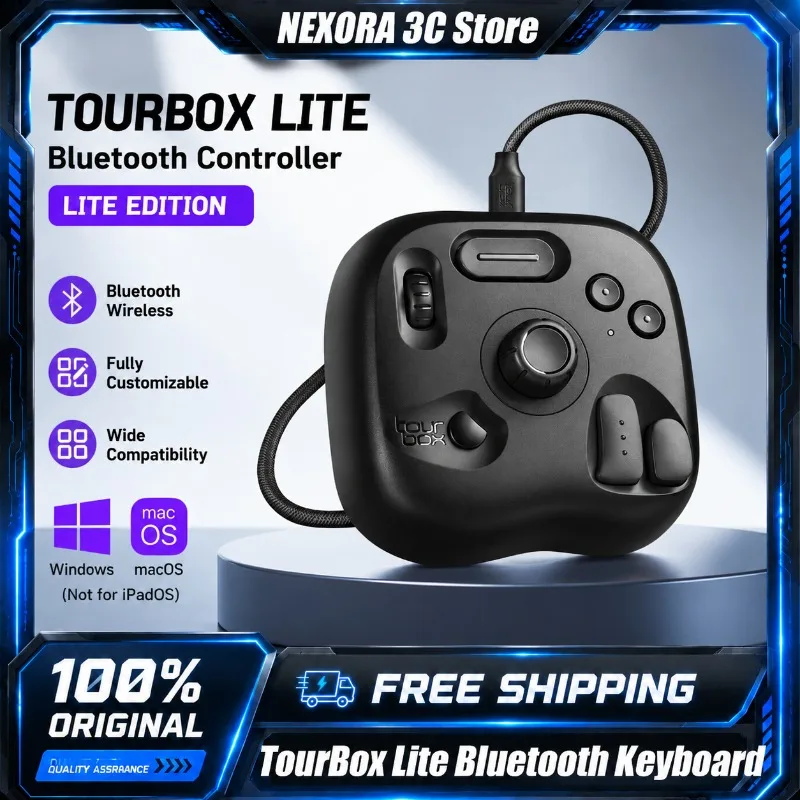 

TourBox Lite Global Version Creative Software Controller Shortcut Keypad for Designers Digital Artists Drawing Video Editing