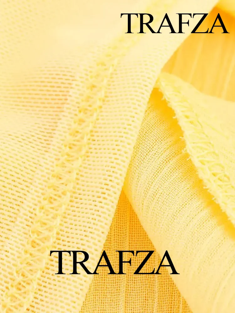 HH 2025 Female Fashion Sleeveless Dress Yellow Square Collar Backless Tierred Decoration Women Summer Beach Style Long Dress