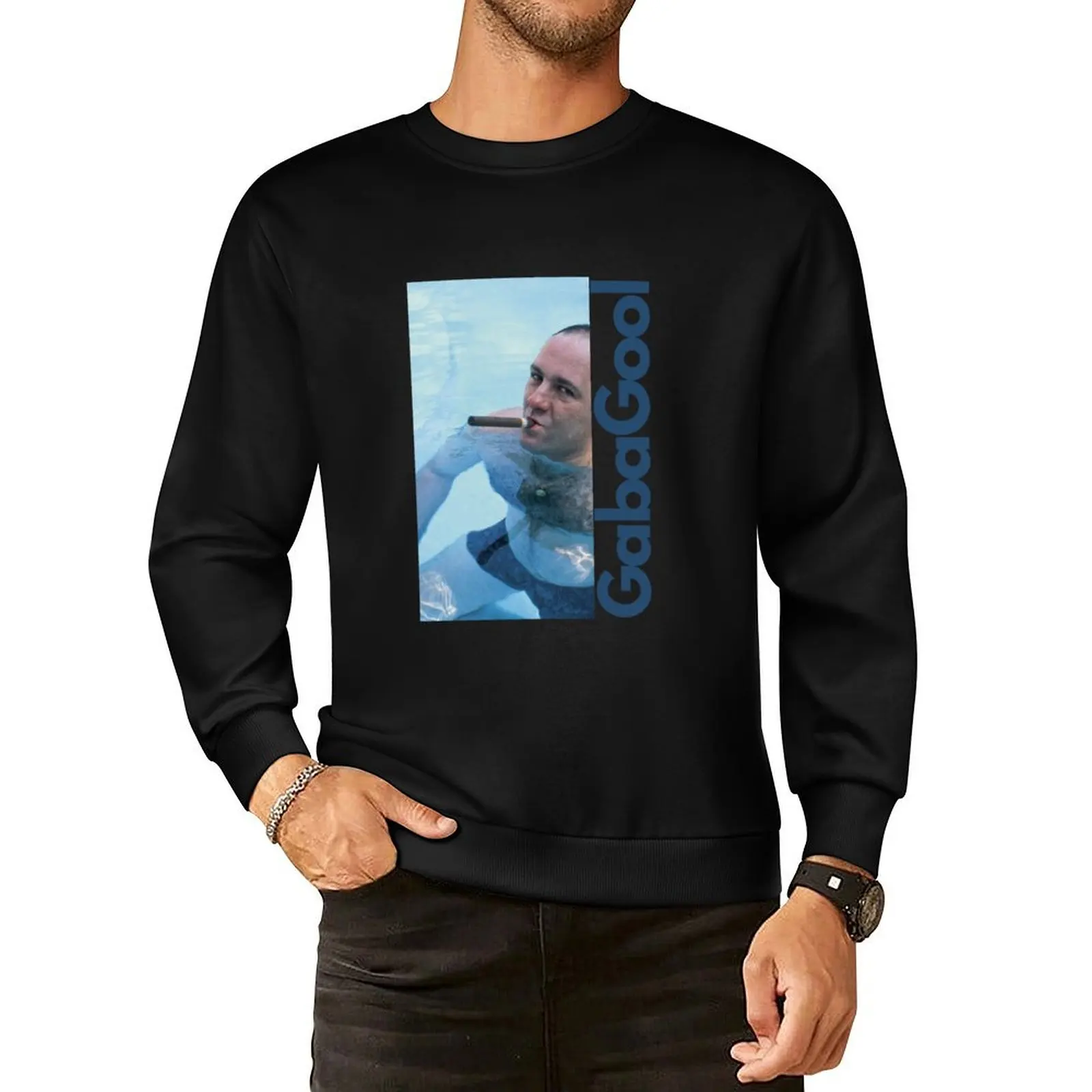 

Gabagool -Tony Soprano - It's What's For Dinner Look Pullover Hoodie men clothing clothes for men sweatshirts men