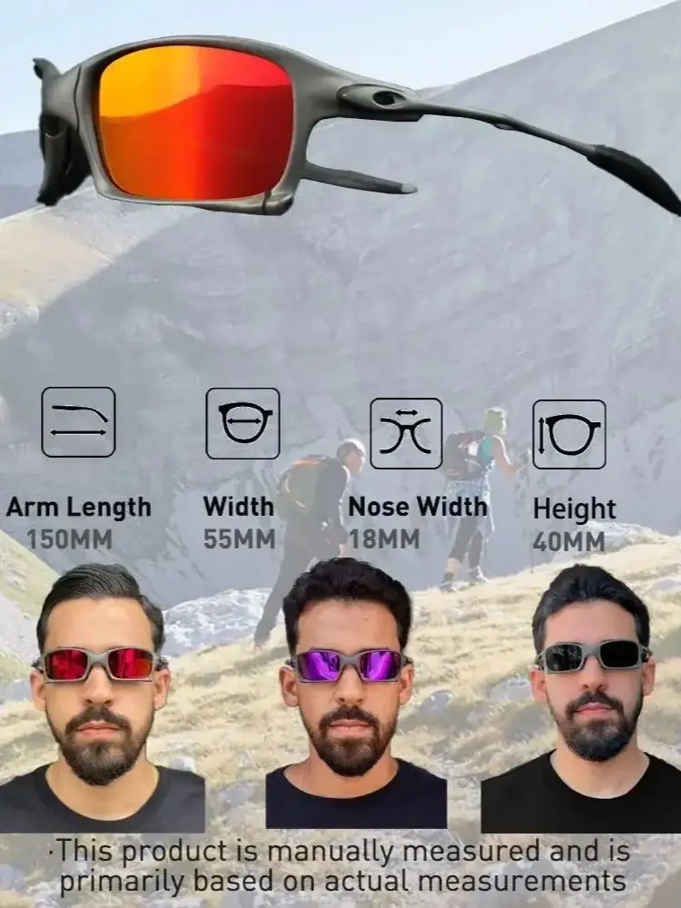 AliExpress NONE Matel Polarized Sunglasses Cycling Glasses Fishing Sunglasses Bicycle Goggles Cycling Eyewear UV400 Riding Glasses