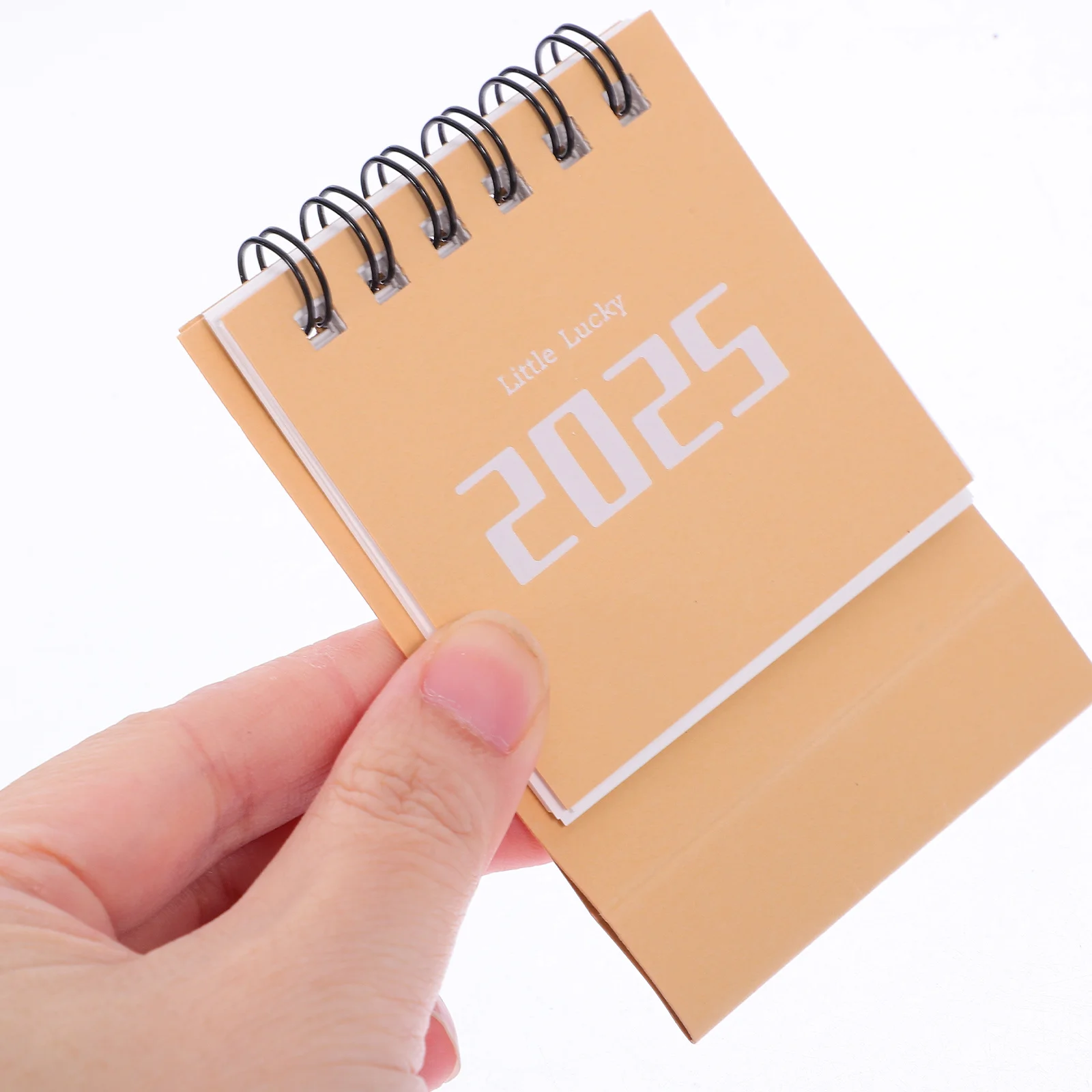 Mini Desk 2025 Small Standing Desktop For Office Desk Decor Aesthetic Daily Planner Flip Calendar Functional Organizer