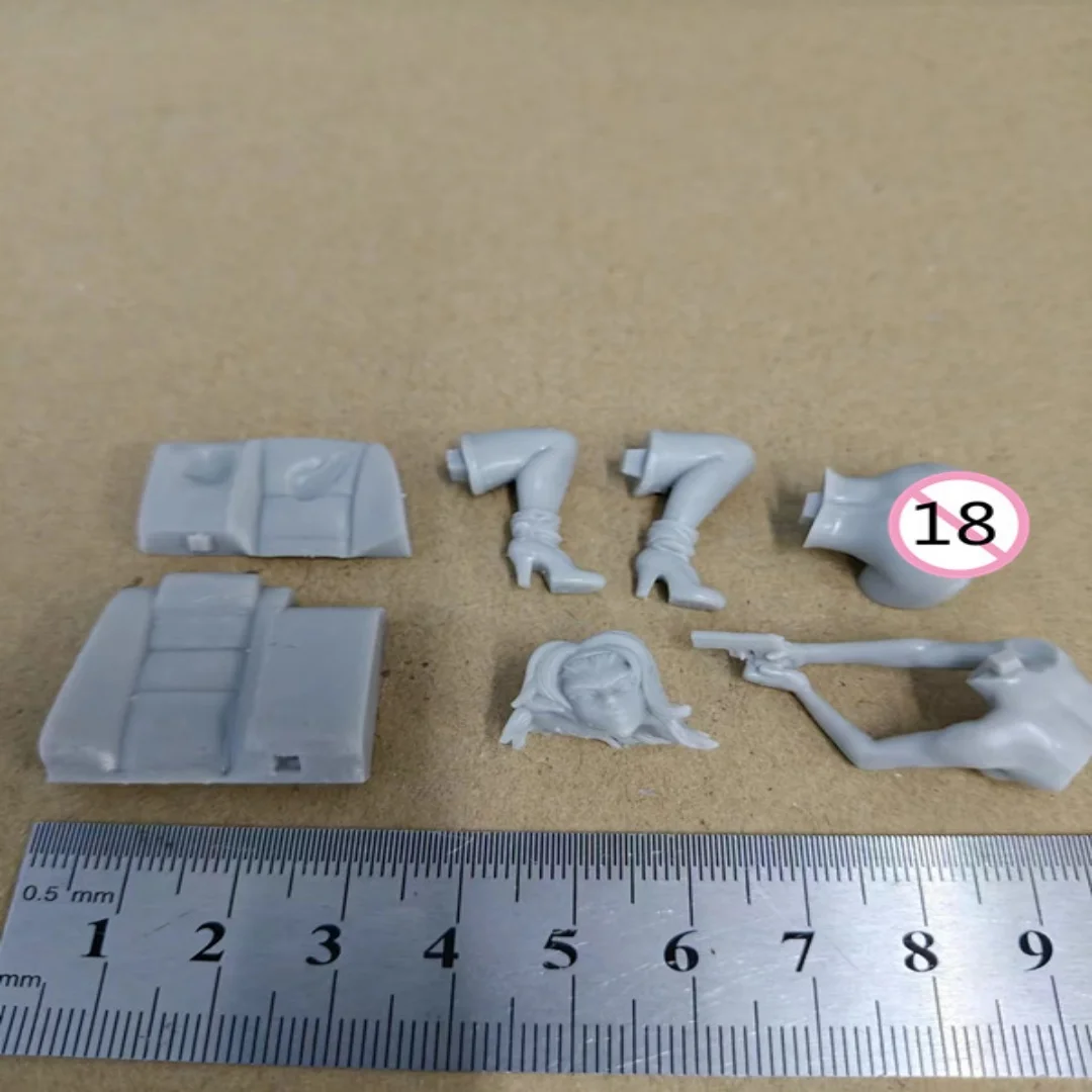 1/24 مقياس تمثال راتنج فاي عيد الحب Nsfw لتقوم بها بنفسك تجميع أطقم منمذجة لعبة النحت غير المفككة وغير مصبوغ