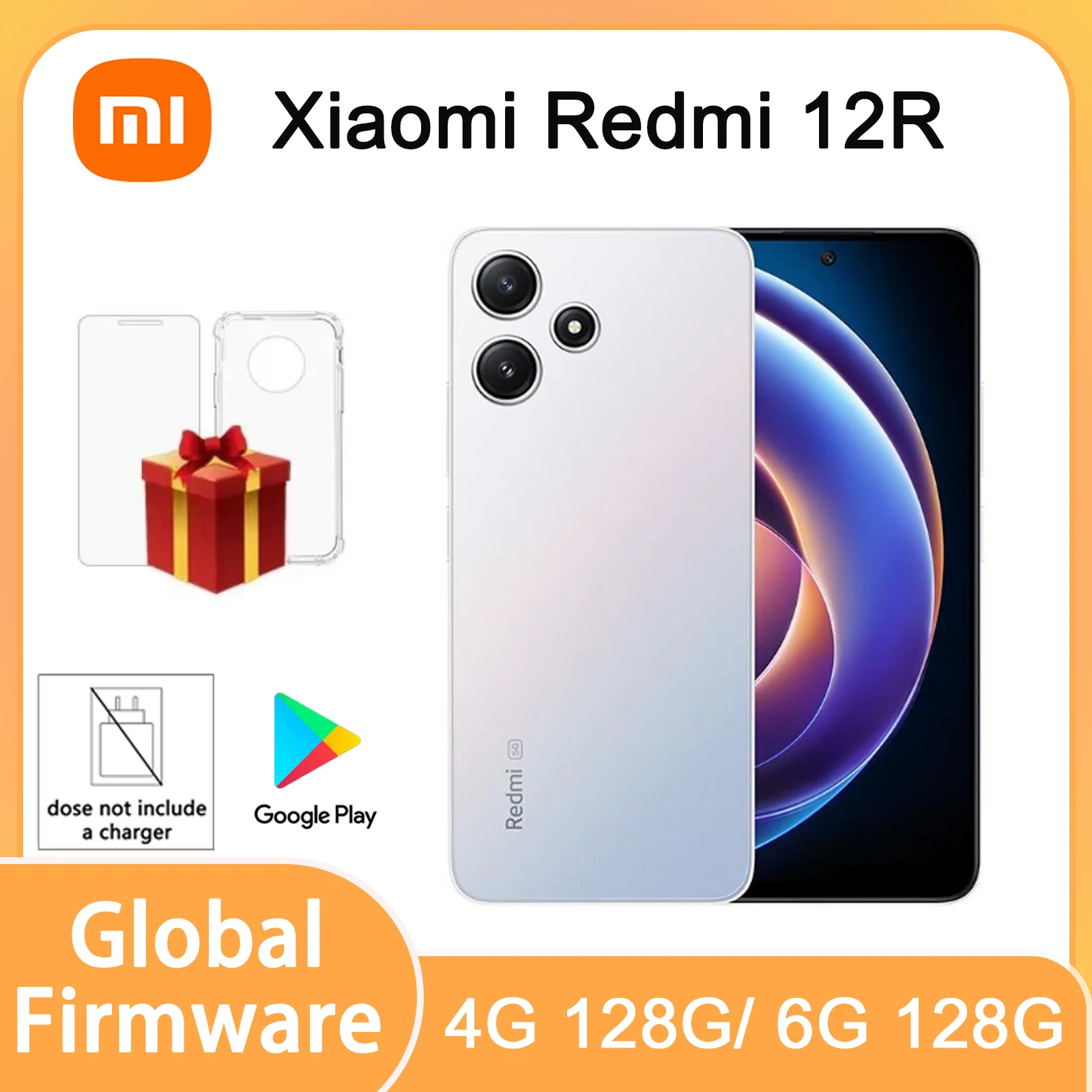 xiaomi Redmi Note 12R 5G smartphone Android 6GB ROM 128GB Qualcomm Snapdragon 4 gen2 50MP 5000mAh used phone no charger
