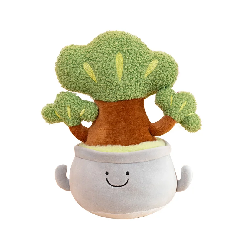 Simulation Cartoon Plant Pot Series Plush Doll Persimmon Plush Toy Home Decor Living Room Bedroom Car Accessorie Gift