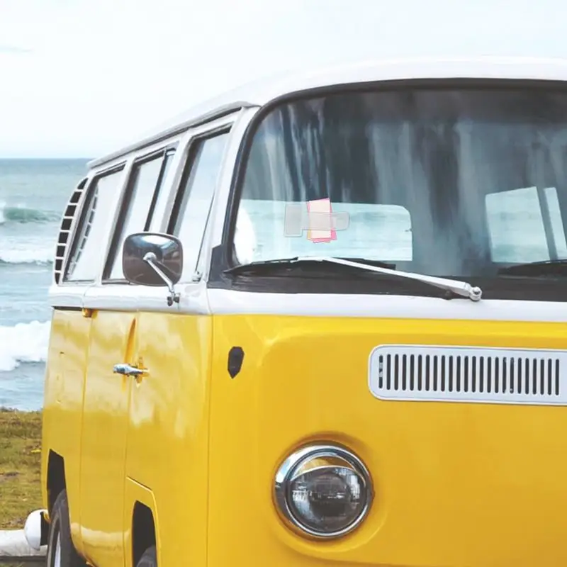 Clear Car Vehicle Parking Ticket Receipt Permit Card Holder Clip Sticker Windscreen Plastic Universal Car Accessories