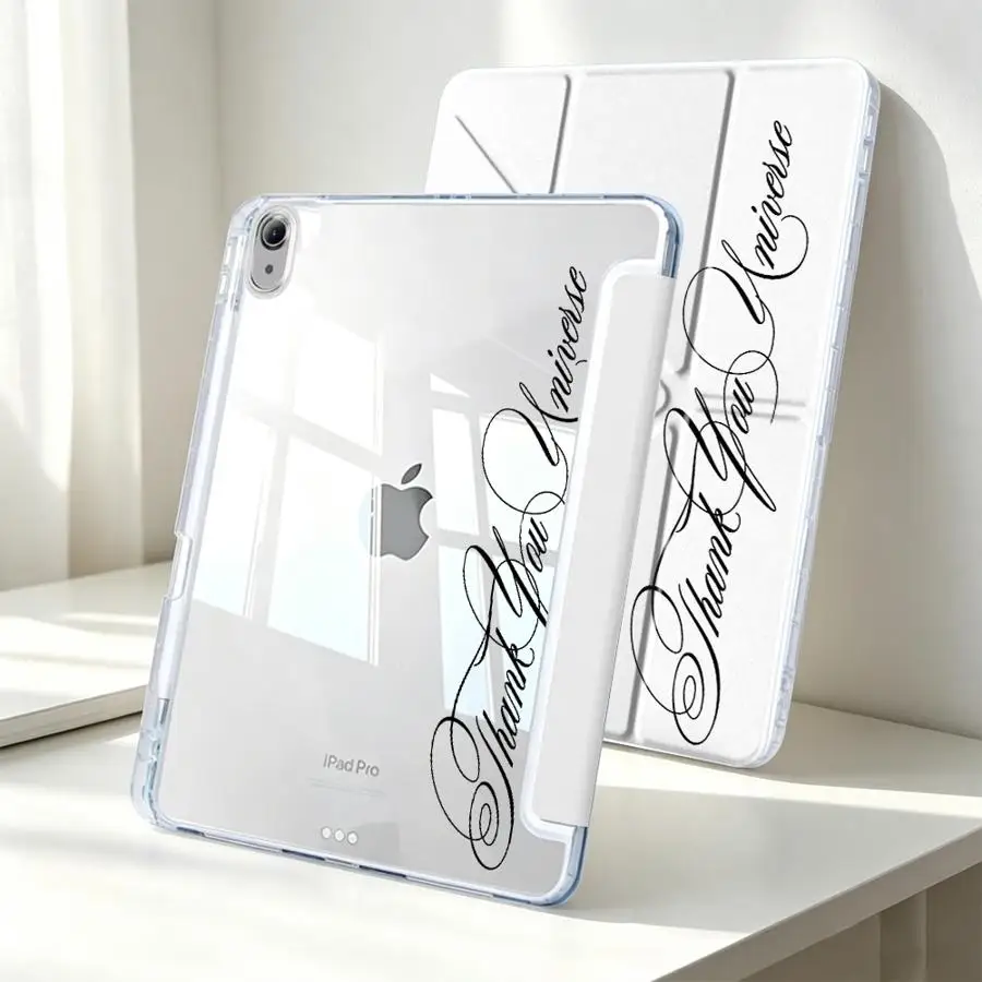 Personalized Letter Pattern Tablet Case For Samsung Galaxy Tab S7 FE A8 S10 Lite S9 Plus A9 Plus A11 S8 With Pen Slot Cover