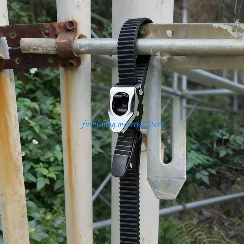 Y5GD Pack of 3/6  20Inch Heavy Duty Aluminum Alloy Ratchet Straps for Gate and Fencing
