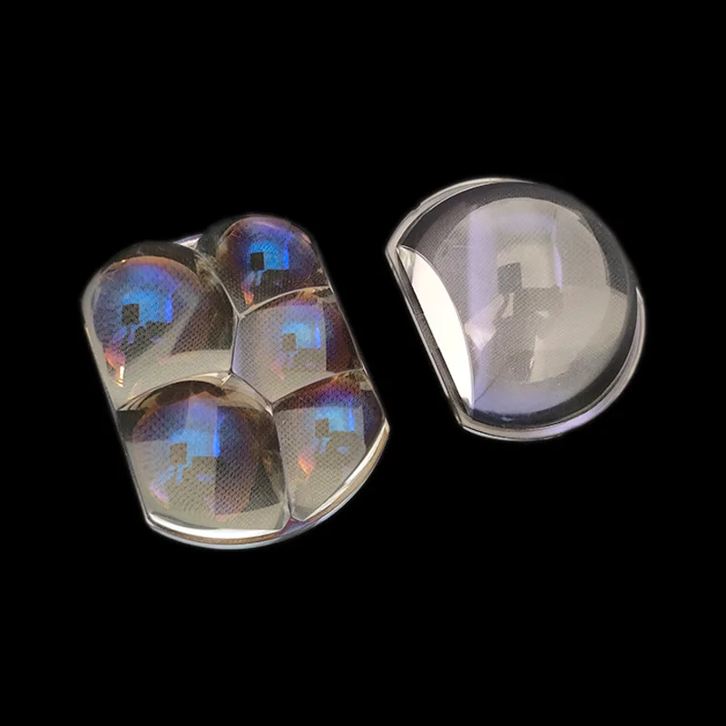 Coated Borosilicate Optical Glass Condenser Lens 82x82x36mm for Car LED Headlight Lamp High Power Optical Projector Accessories