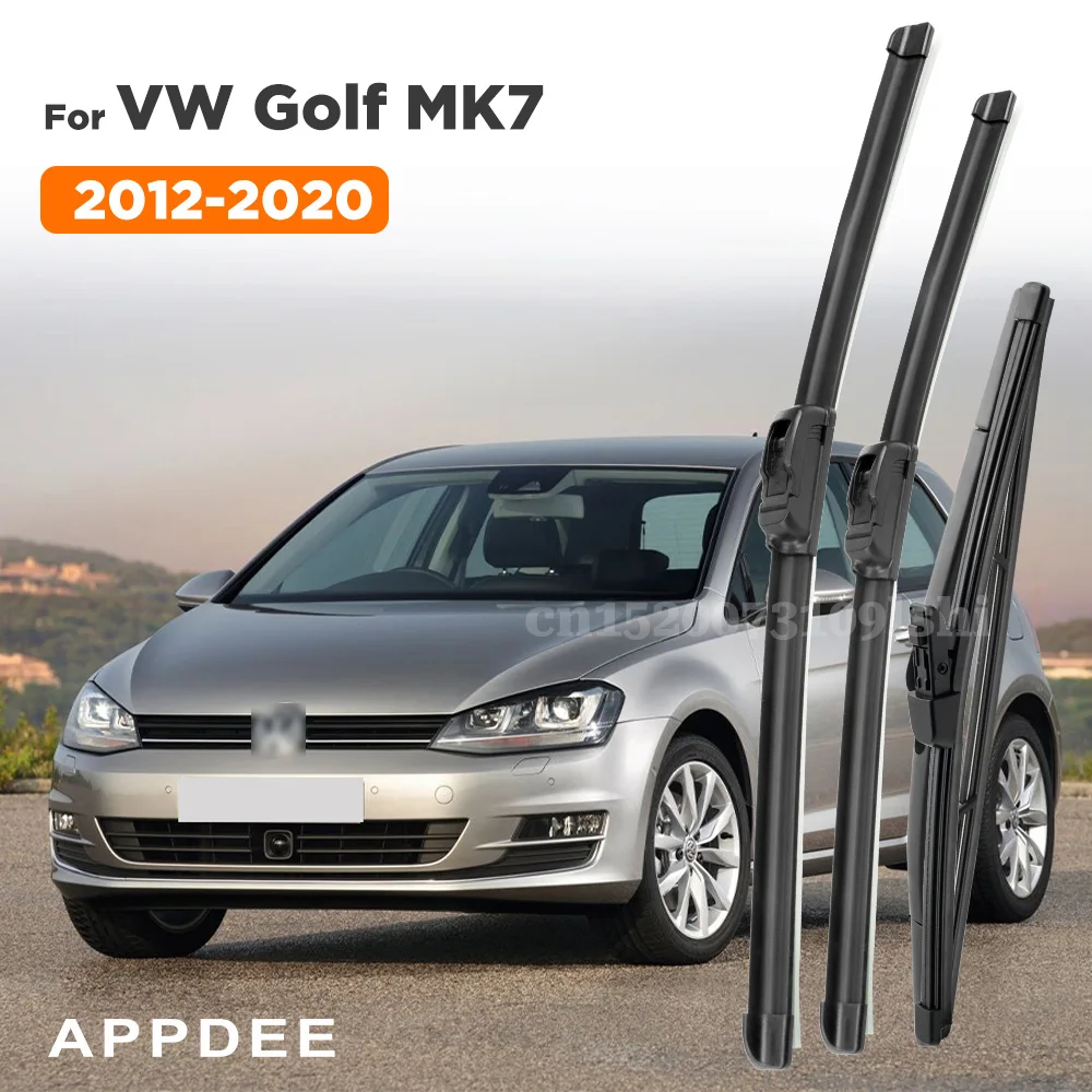

APPDEE Wiper Front & Rear Wiper Blades Set For VW Golf MK 7 2012-2020 2019 2018 2017 2016 Windshield Windscreen 26"18"11"