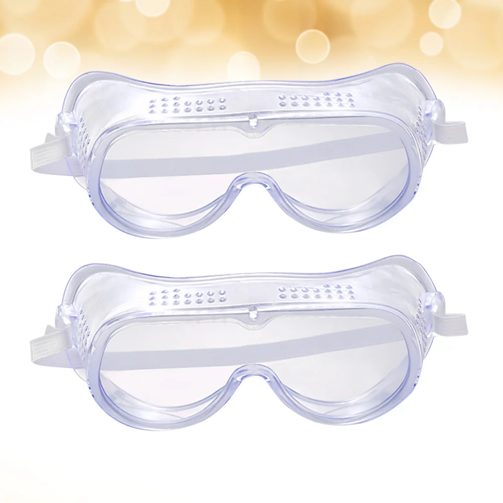 2pcs Multifunctional Windproof Glasses Unique Protective Glasses Transparent Porous Glasses transparent glasses