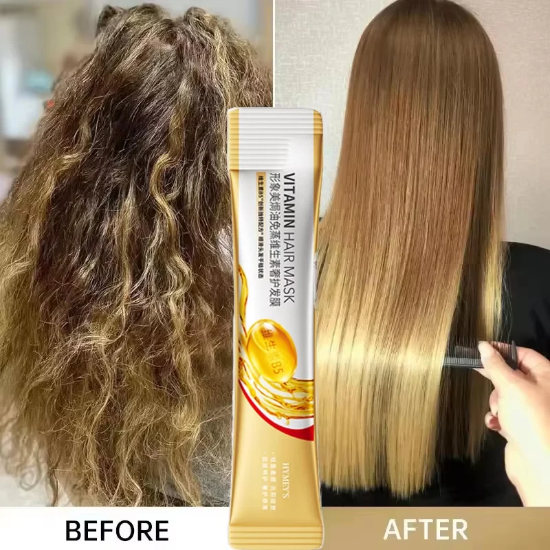 

Magical Keratin Hair Mask 5 Seconds Fast Repairing Damaged Frizzy Hair Soft Smooth Shiny Deep Nourish Straighten Hair Scalp Care