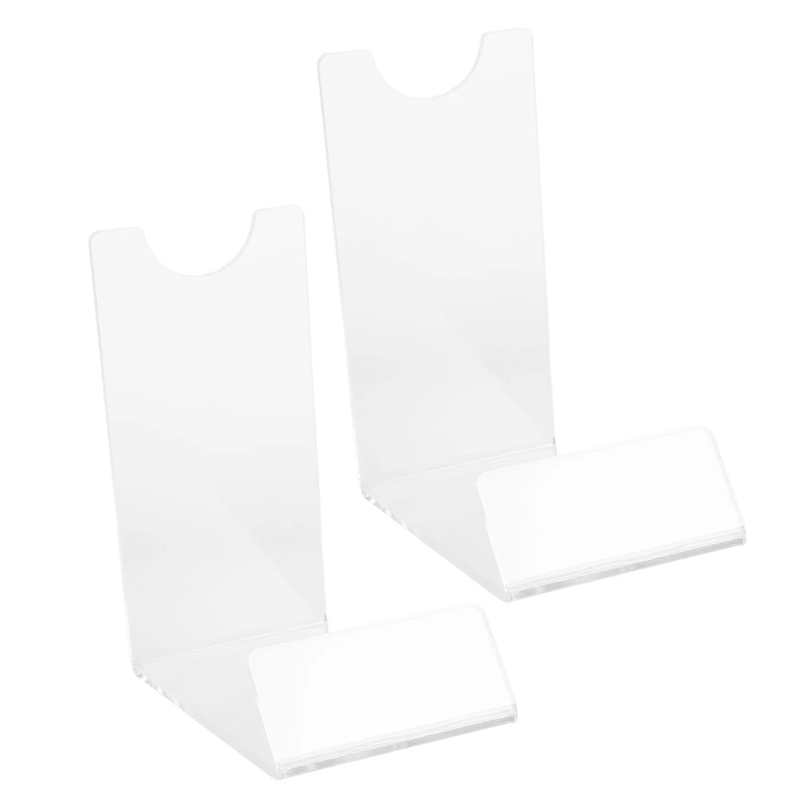 

2Pcs Acrylic Sword Stand Compact Desktop Organizer Decorative Display Rack Household Sword Holder Home Accessory