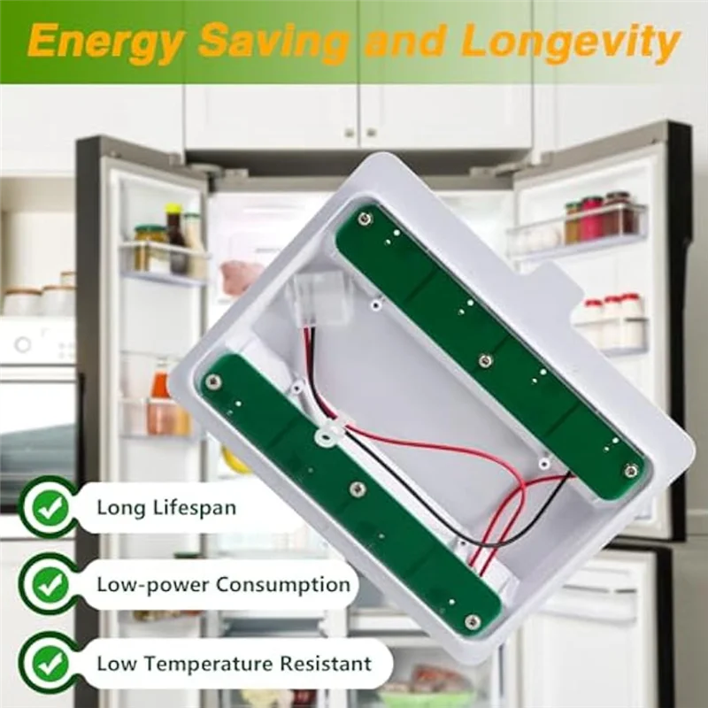 B97A-Modulo luce LED frigorifero con coperchio Modulo gruppo lampada frigorifero per Whirlpool Sostituisci: W11043011 W10866538