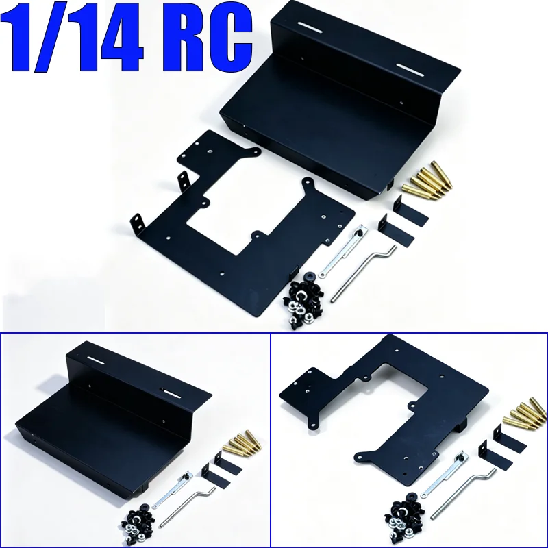LXYRC Metal Cab Floor Panel for 1/14 Tamiya RC Truck for SCANIA 770S R620 for VOLVO ACTROS Arocs MAN TGX