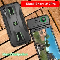 for Xiaomi Black Shark 5 RS 4S 2 Pro 2 3 3S 4 Case Soft TPU Shockproof Heat Dissipation Gaming Cover BlackShark Support Gamepad