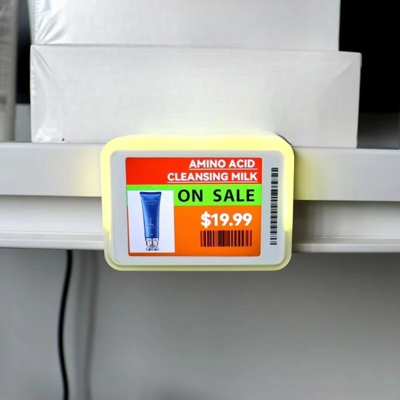 

2.4inch Animated Full-color ESL Sliding Rail LCD Electronic Shelf Label Digital Price Tag for Retail Supermarket