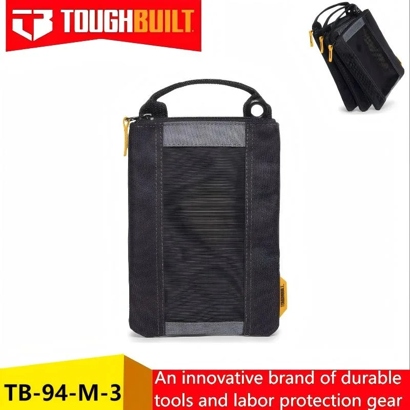 

TOUGHBUILT TB-94-M-3 Сумки-застежки из 3 штук — тип подвески, удобная переноска, для гвоздей/аксессуаров для электроинструментов