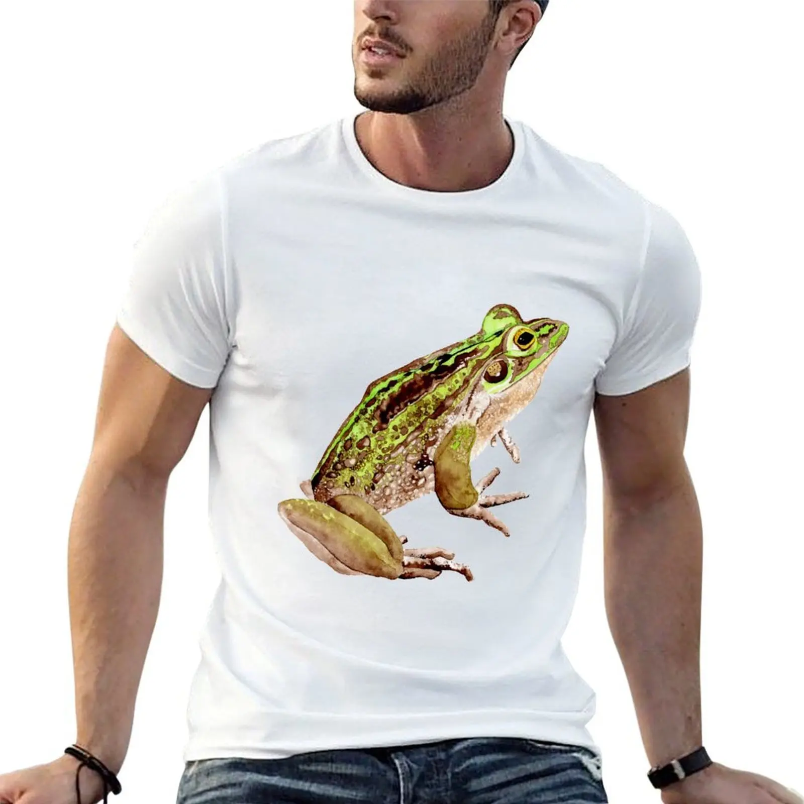 

Green and Golden Bell Frog T-Shirt funny t shirts man t shirt man luxury t shirt man plain T-shirt