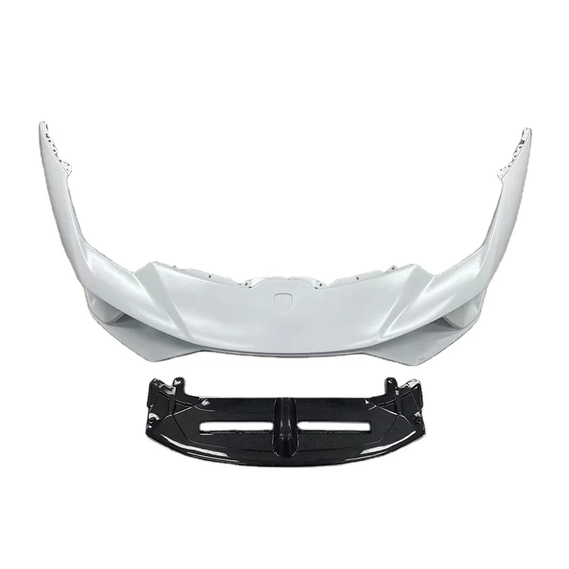 Performante Style Dry Half Carbon Fiber Car Front Bumper for Lambo Huracan LP580 LP610 2014-2018