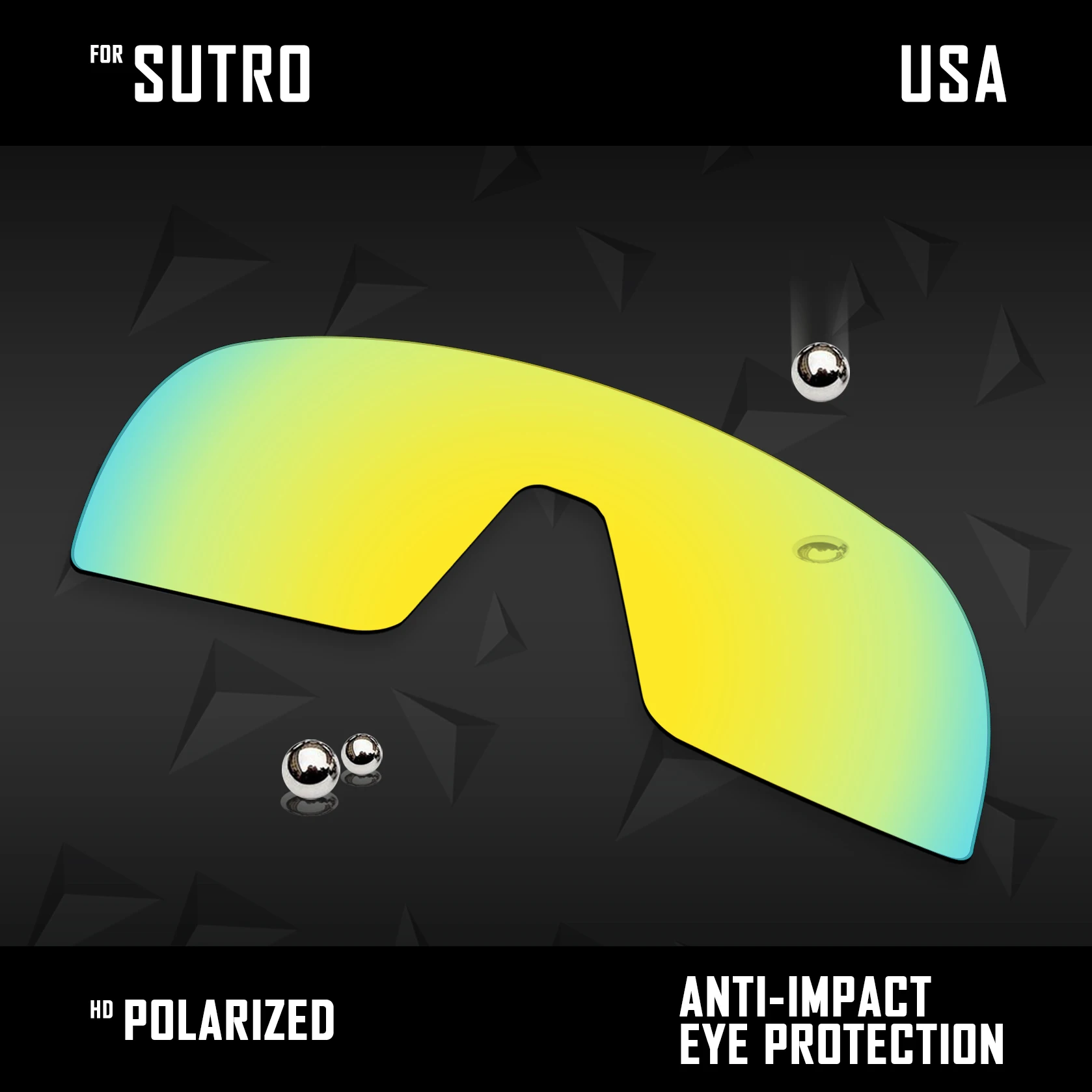 OOWLIT Polarized Replacement Lenses  for-Oakley Sutro OO9406 Sunglasses - Multi Colors