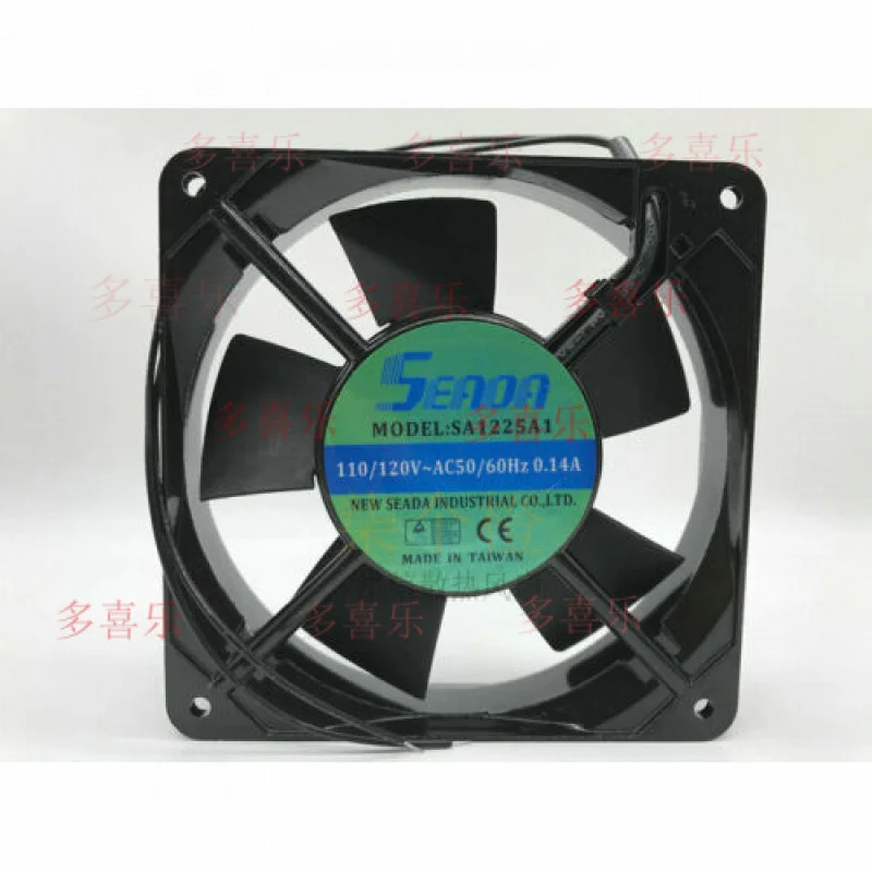 

ZMZM 1 PCS for SEADA Fan SA1225A1 AC 110/120V 0.14A 12CM 12025 2 Wire Aluminum frame