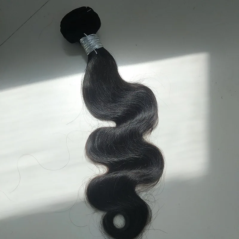 1/2/3PCS 12A Grade Body Wave Human Hair Bundles Double Weft Hair Extension 100g/PC Natural Color Brazilian Virgin Hair Full End