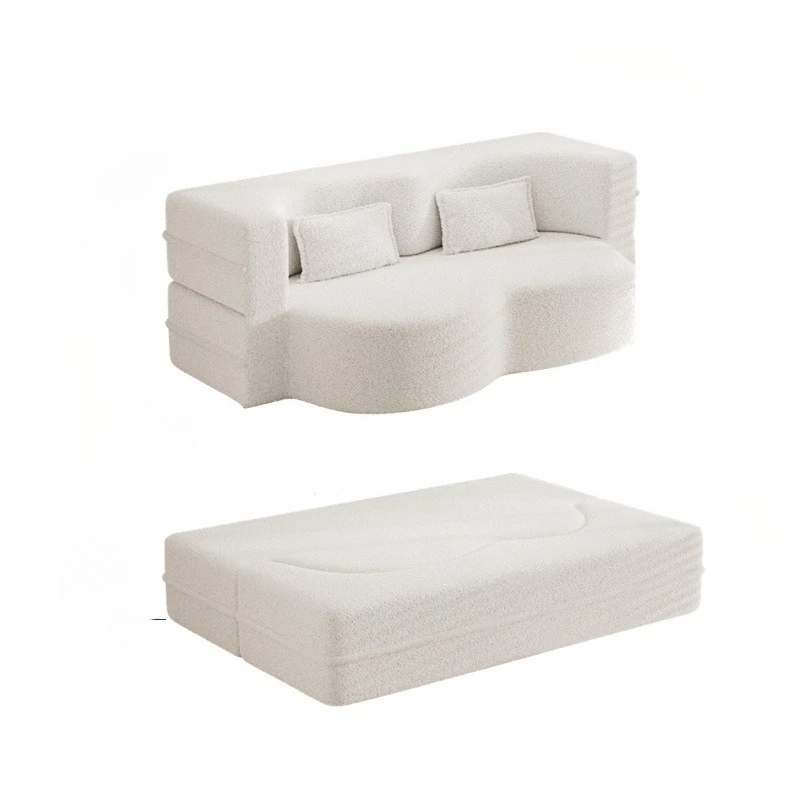 

Compression sofa bed, dual purpose small apartment living room storage sofa bed
