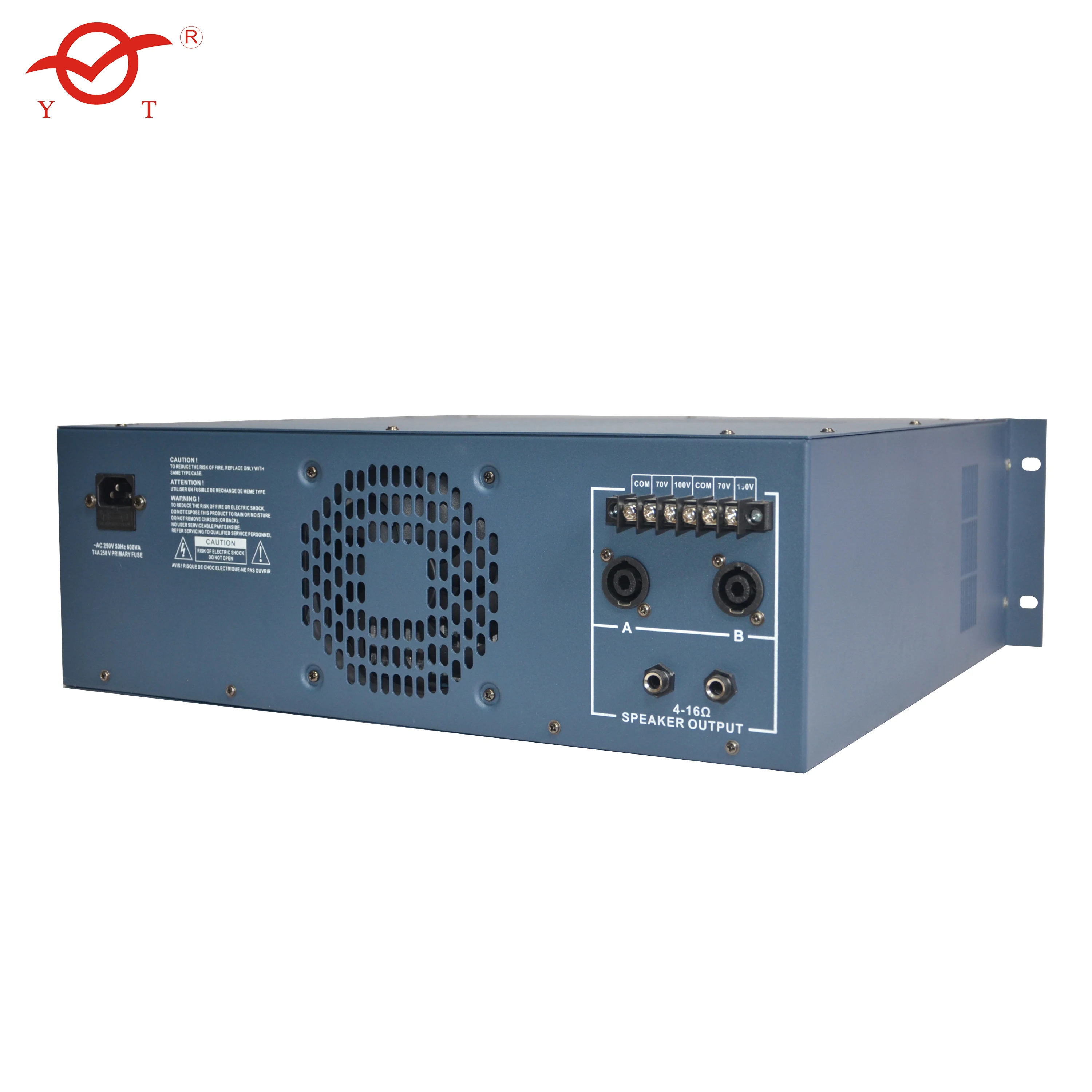 

600W power block mono amplifier for public broadcast