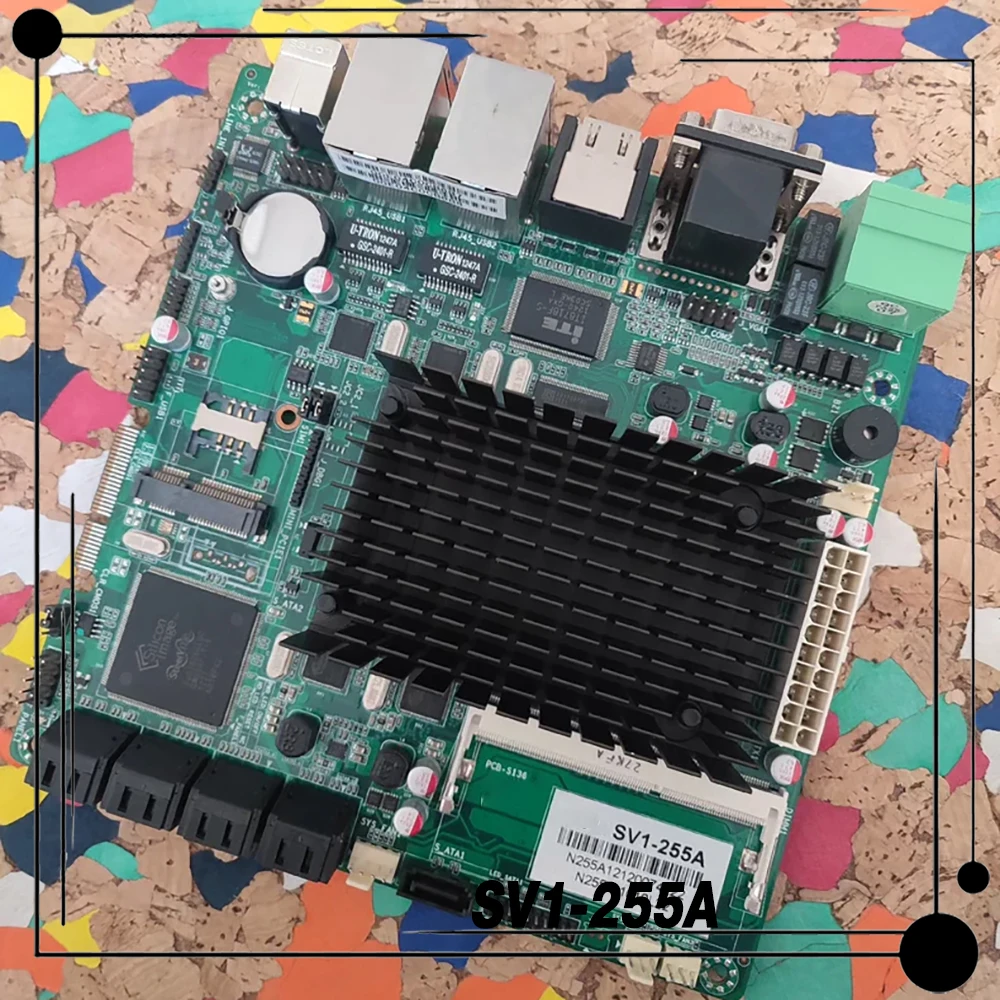 

ITX motherboard with 8 hard drive slots and dual gigabit network card SV1-255A