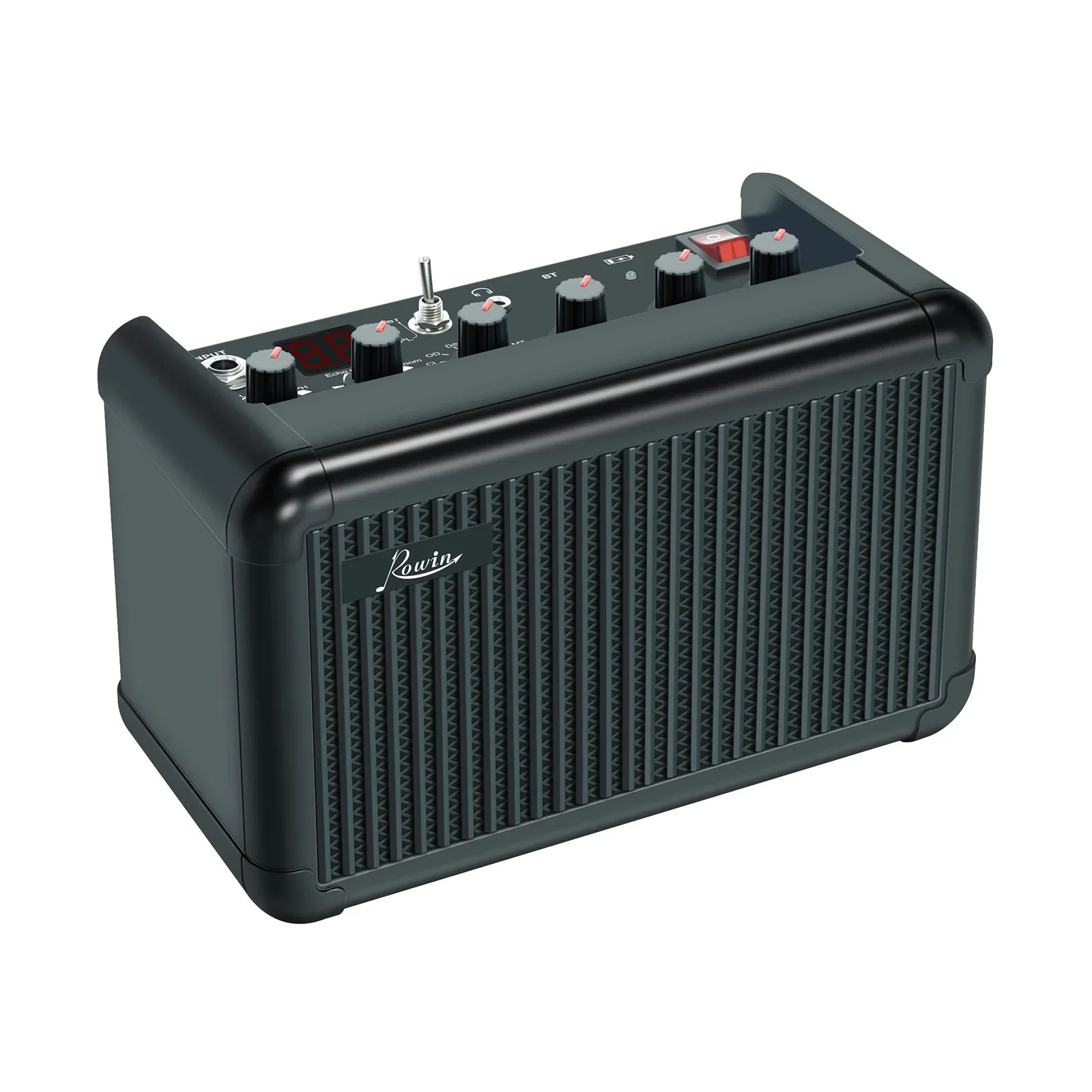 

Ultra-Slim Travel Guitar Speaker - Wireless Charging & Dual Connectivity (Guitar/phone) - 12H Battery Compact Outdoor-Ready