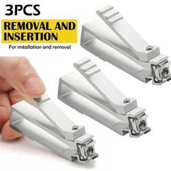 3pcs Computer Server Rack Cage Square Nut Insertion Installation and Extraction Tool