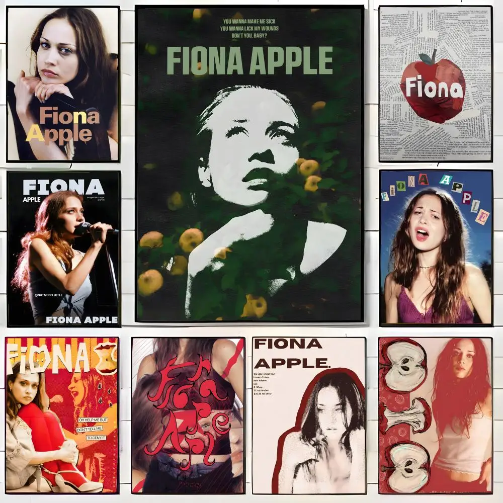 folk singer print F-Fiona Apple Poster Wall Art Print Decorative Mural Home Decor Gift Unframed
