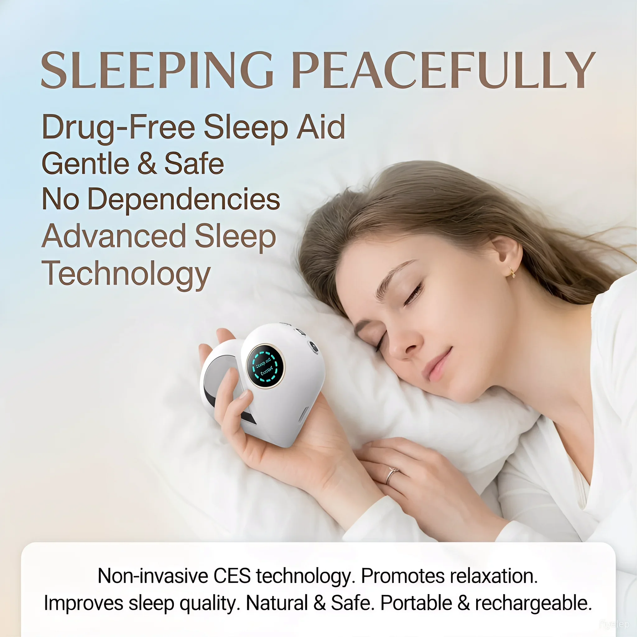 

Microcurrent Sleep Instrument New Model Intelligent Sleep Device Handheld Refreshing Instrument Portable Heart Shaped